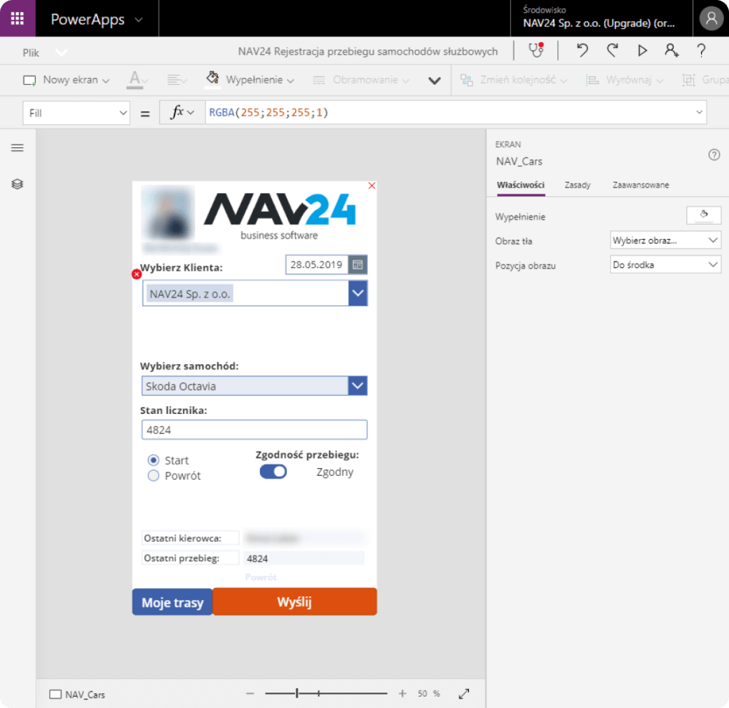 projektowanie aplikacji na platformie Power Apps